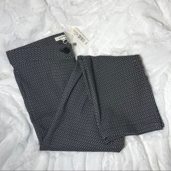 Max Studio dress pant black white pattern straight - Picture 1 of 7